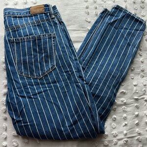 American Eagle Striped Jeans
